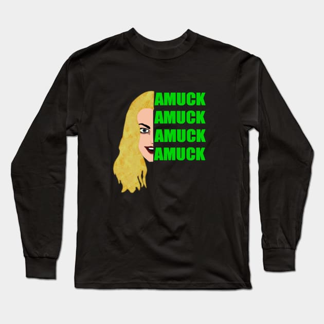 Witch run amuck Long Sleeve T-Shirt by Blackhearttees